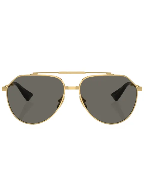Dolce & Gabbana Eyewear Stefano aviator-frame sunglasses Gold DG230202R5