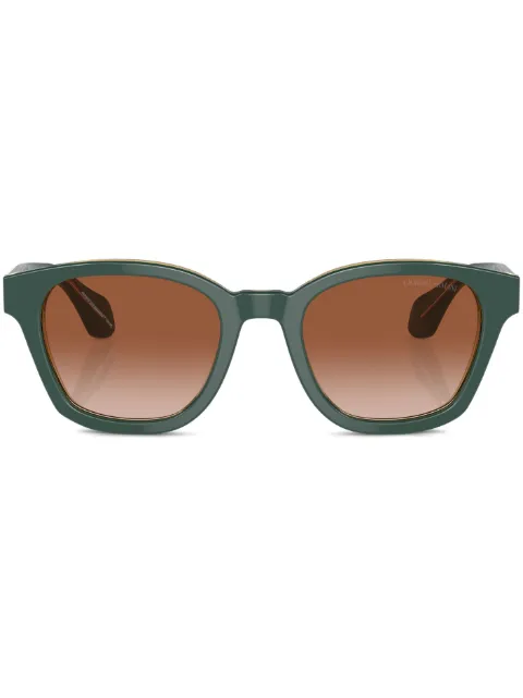 Giorgio Armani square-frame sunglasses Green AR8207608613