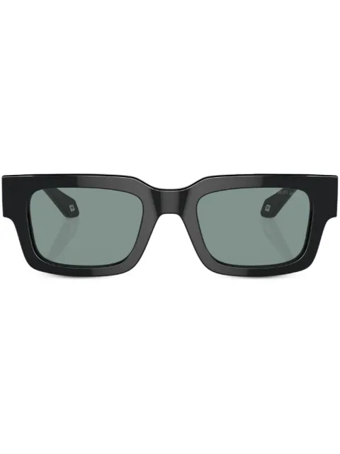 Giorgio Armani logo-print square-frame sunglasses Black AR8184U587556