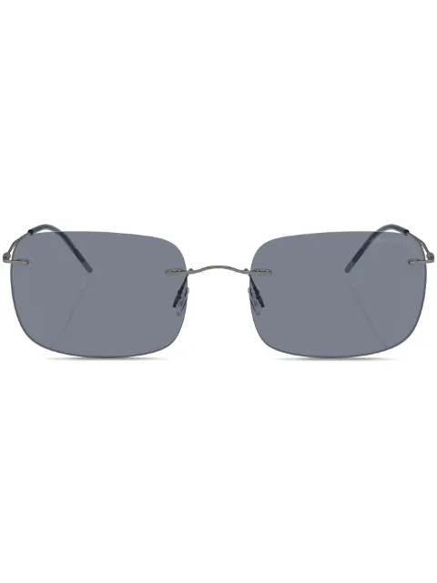 Giorgio Armani Pillow square-frame sunglasses Silver AR1512M300319