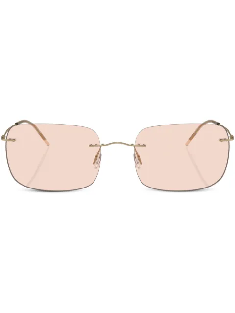 Giorgio Armani Pillow square-frame sunglasses Gold AR1512M300273
