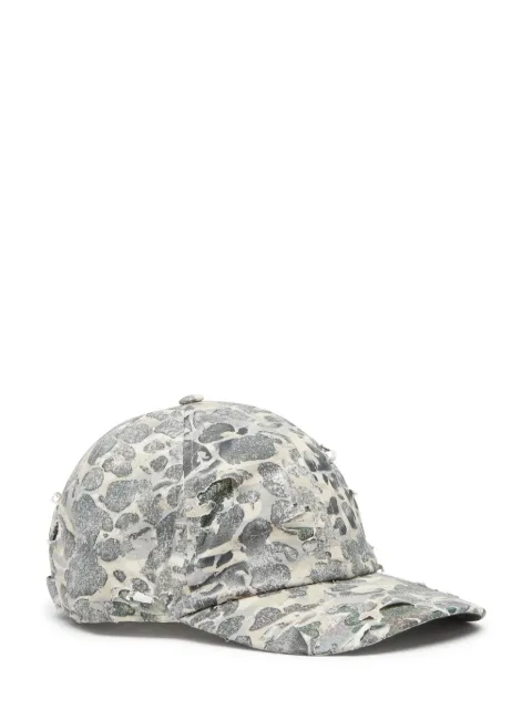 Diesel C-Steven camouflage-pattern cap Green A142080AJBU