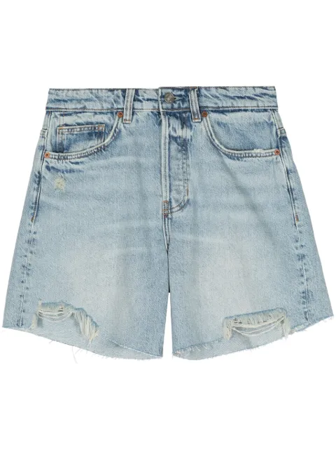 Reformation Raye mid-rise denim shorts Blue 1312135NEY