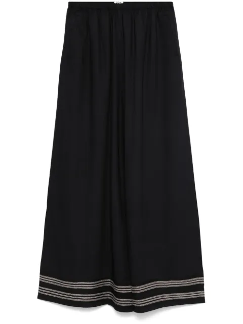 BODE Mathilde trousers Blue WRF24BT023