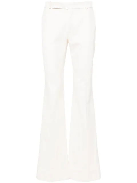 Ludovic de Saint Sernin Bum tailored flared trousers Neutrals COPT009WCO0003