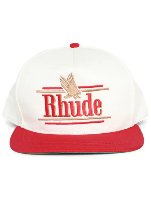 RHUDE Rossa logo-embroidered cap Neutrals RHPS24HA13012131