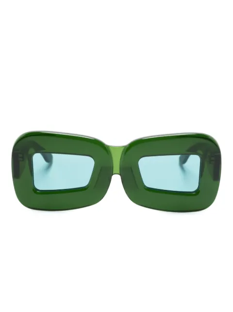 Henrik Vibskov Marla oversize-frame sunglasses Green AW24STUDA904