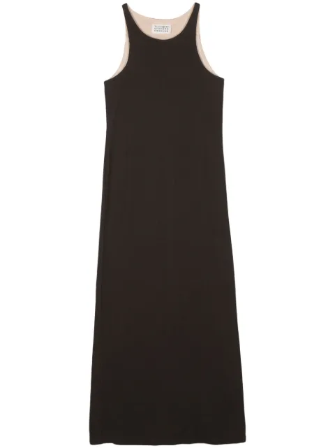 Maison Martin Margiela Pre-Owned 2000s ribbed maxi dress Brown MMA600MG