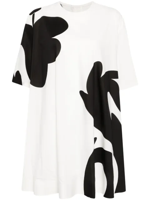 JNBY floral-print cotton dress White 5O4G15480