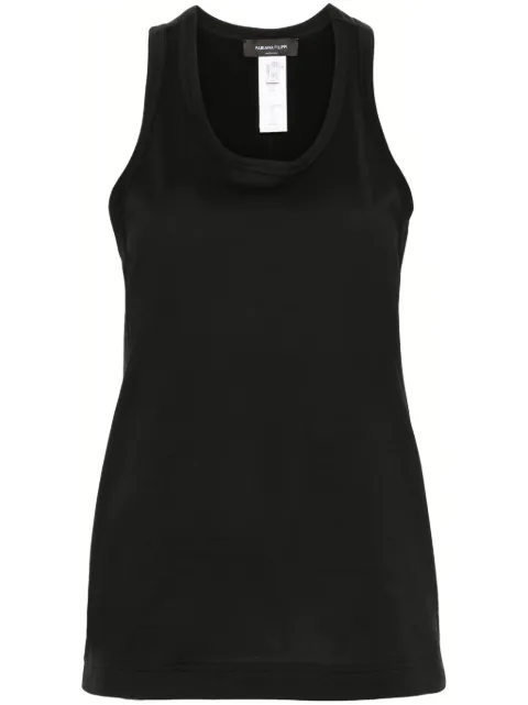 Fabiana Filippi contrast-panel tank top Black JED274F444H4610000