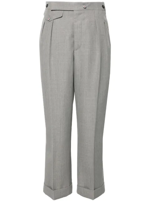Victoria Beckham high-waist tailored trousers Grey 1224WTR005389B