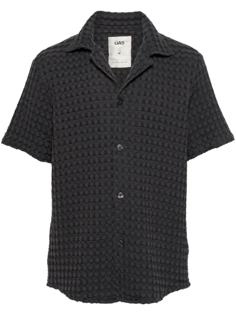 OAS Company Cuba camp-collar shirt Grey 700603