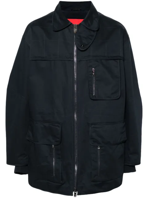 Ferrari quilted cargo coat Blue 48254