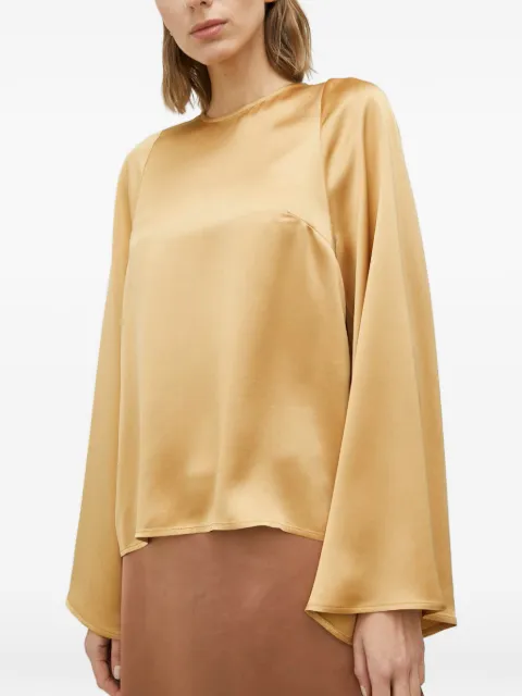 By Malene Birger bell-sleeve blouse Yellow Q70365013