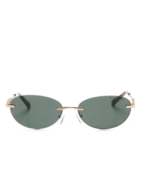 Michael Kors round-frame sunglasses Gold 0MK115118963H