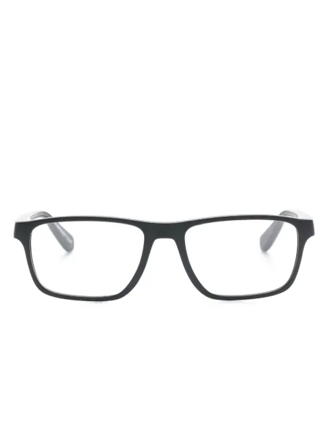 Emporio Armani EA3233 rectangle-frame glasses Black EA3233