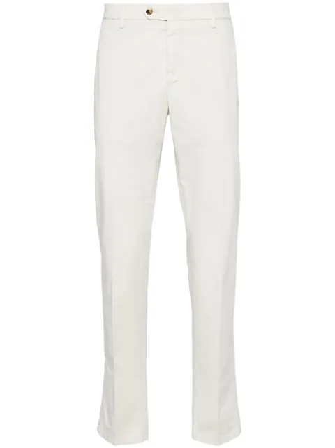 Lardini mid-rise tapered chinos Neutrals EQPARISD94EQR62298