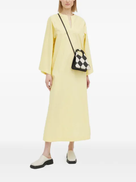 By Malene Birger V-neck midi dress Yellow Q71873017