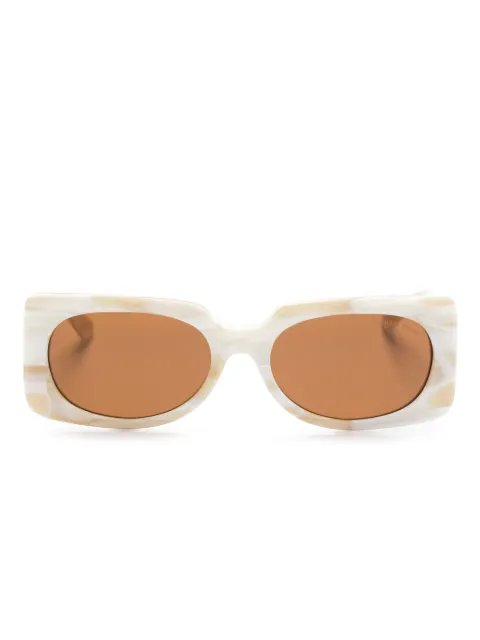 Michael Kors rectangle-frame sunglasses Neutrals MK2215