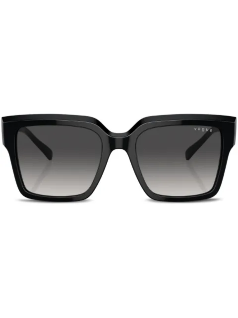 Vogue Eyewear logo-print square-frame sunglasses Black 0VO5553S