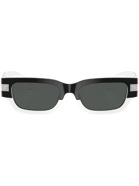 Versace Eyewear Classic Top rectangle-frame sunglasses Black VE4465545987