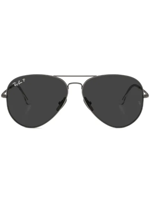 Ray-Ban Aviator tinted sunglasses Grey RB808916548