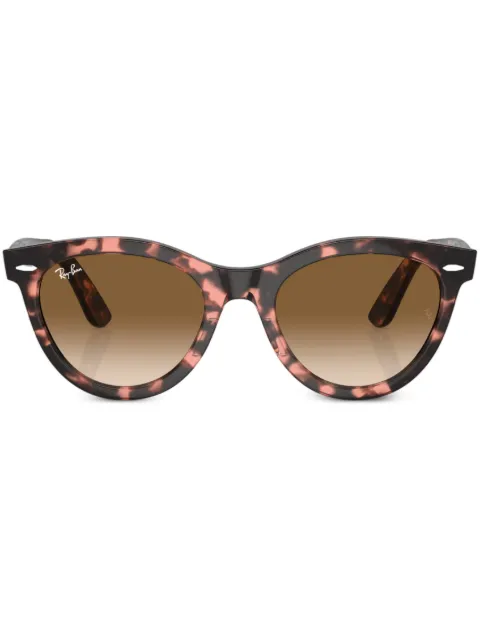 Ray-Ban Wayfarer Way round-frame sunglasses Pink RB2241133451