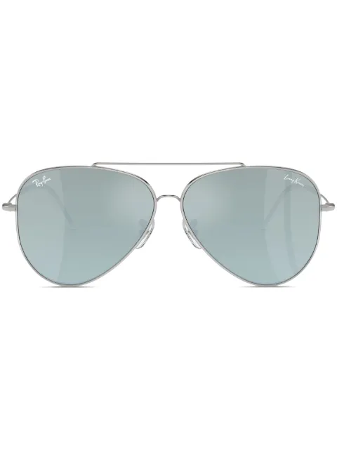 Ray-Ban x Lenny Kravitz Aviator Reverse sunglasses Silver RBR0101S00330