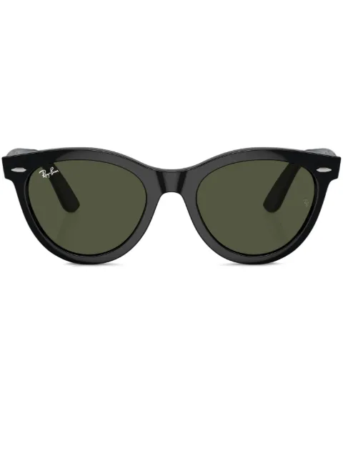 Ray-Ban Wayfarer round-frame sunglasses Black 0RB2241