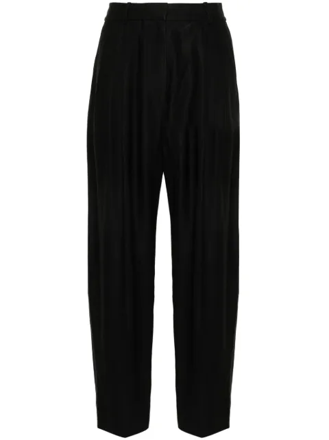 Studio Nicholson Sperro high-waist tapered trousers Blue SPERROSNW1367LIGHTTECHWOOLDARKESTNAVY