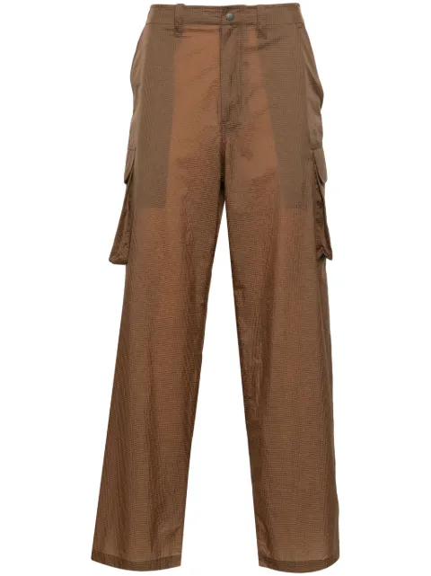 OUR LEGACY ripstop straight cargo trousers Brown M2244MGB