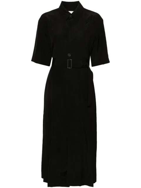 Studio Nicholson Arden midi shirt dress Black ARDENSNW1505