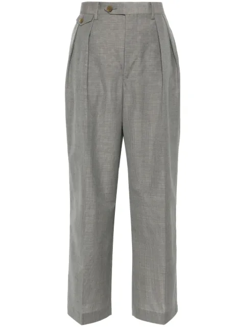 Auralee Tropical straight-leg trousers Grey A24SP05WM