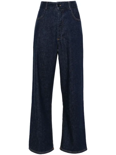 Baserange high-waisted straight-leg jeans Blue TRNACOSP24