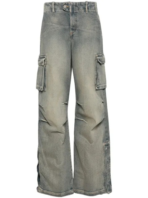 Andrea Ya'aqov mid-rise wide-leg jeans Blue 24WDEN42