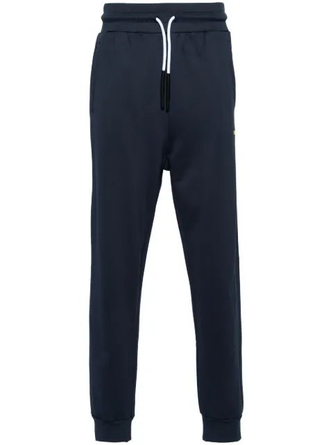 Ferrari logo-lettering jersey track pants Blue 20546