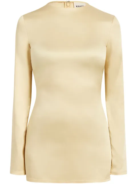 KHAITE Vlad blouse Neutrals 23444107917
