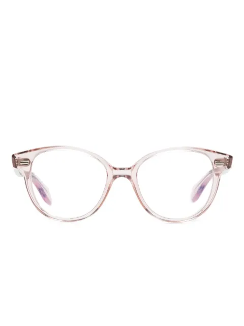 Cutler & Gross translucent round-frame glasses Pink CGOP1400