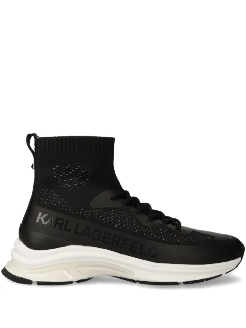 Karl Lagerfeld leather sneakers Black KL53141