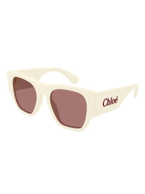 Chloé Eyewear Naomy oversize-frame sunglasses Neutrals CH0233S