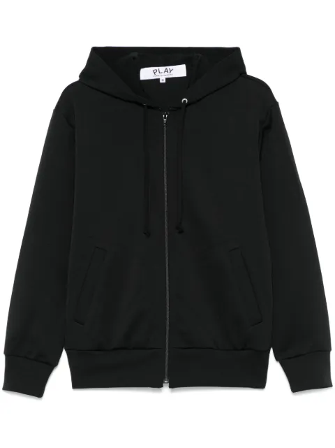 Comme Des Garçons Play signature heart-patch hoodie Black AXT344051