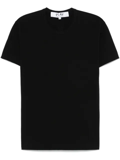 Comme Des Garçons Play signature heart-patch T-shirt Black AXT341051