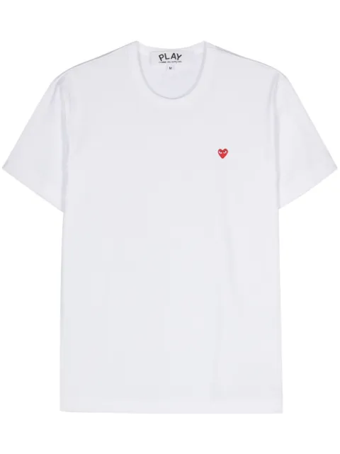 Comme Des Garçons Play crew-neck T-shirt White AXT304051