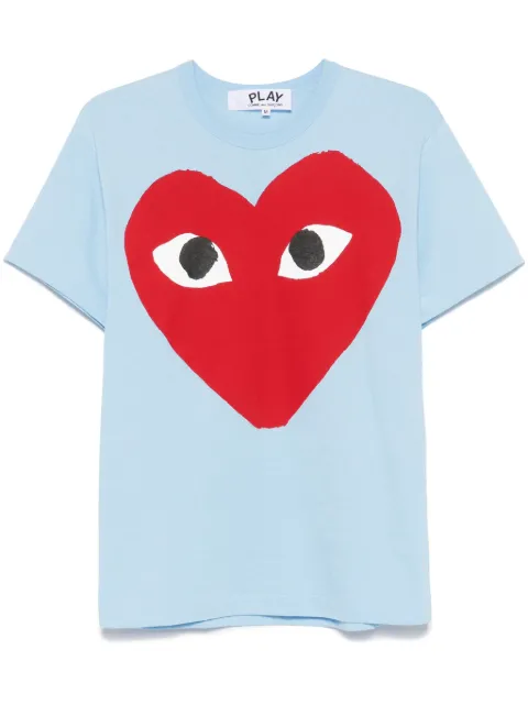 Comme Des Garçons Play heart-print T-shirt Blue AXT274051