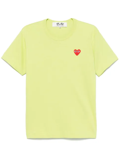 Comme Des Garçons Play heart-patch T-shirt Green AXT272051