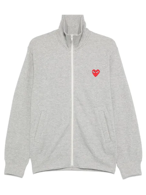 Comme Des Garçons Play heart-patch sweatshirt Grey AXT252051