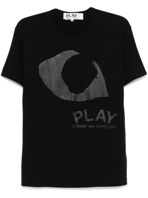 Comme Des Garçons Play eye-print T-shirt Black AXT192051