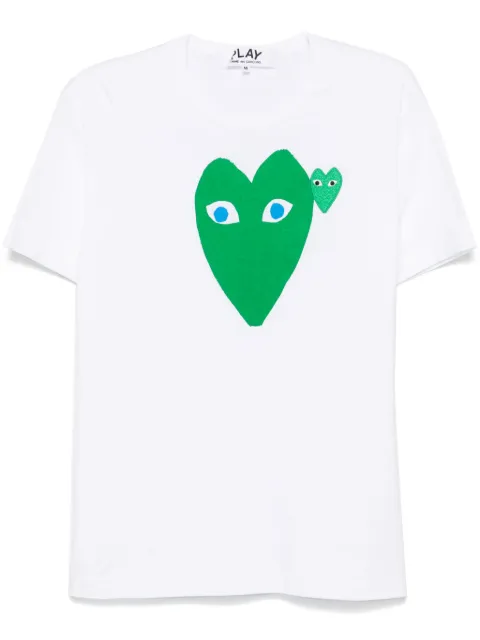 Comme Des Garçons Play heart-print T-shirt White AXT090051