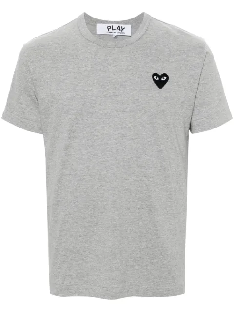 Comme Des Garçons Play Play heart-emblem T-shirt Grey AXT076051