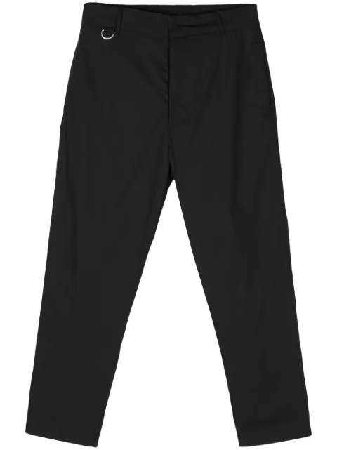 Low Brand mid-rise tapered-leg trousers Black L1PSS246734